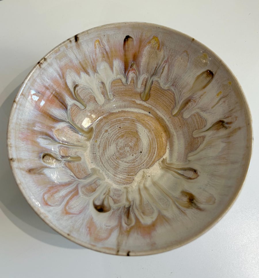 Hand thrown decorative bowl