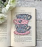 Bookmark, Tea cup stack bookmark - Image 2