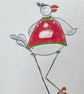 Cheeky Seagull in Tacky Christmas Sweater Card - Image 2