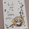 reassuring slow loris - original aceo