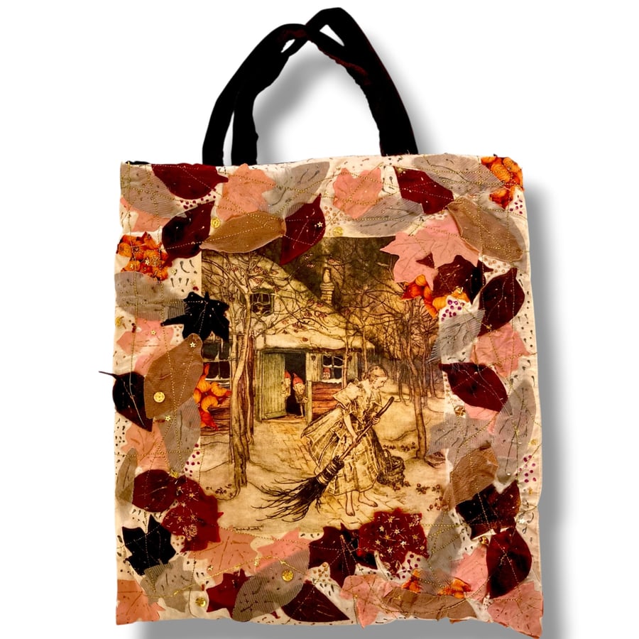 Destash Item - Appliquéd Autumn Tote Bag