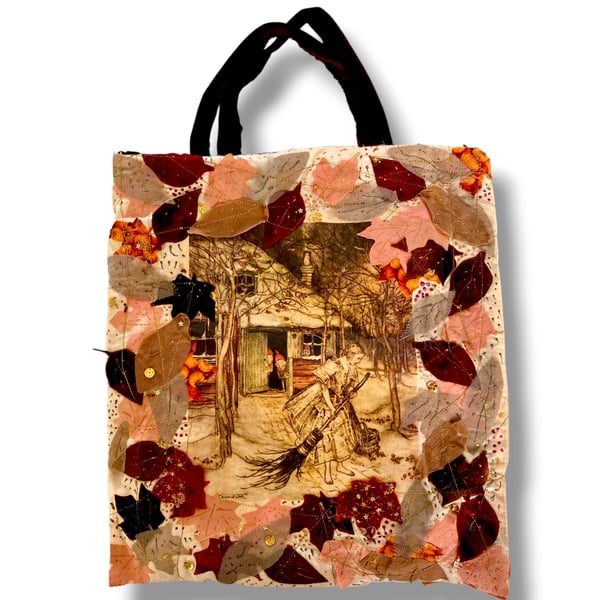 Destash Item - Appliquéd Autumn Tote Bag