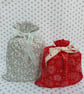 Christmas Gift Sack, Snowmen, Re-usable, Small - Image 7