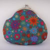 Kaffe Fassett Starflower  Fabric Credit Card/Coin Purse