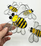 Stained Glass Bee Suncatcher Large  - Handmade Hanging Decoration  - Image 2
