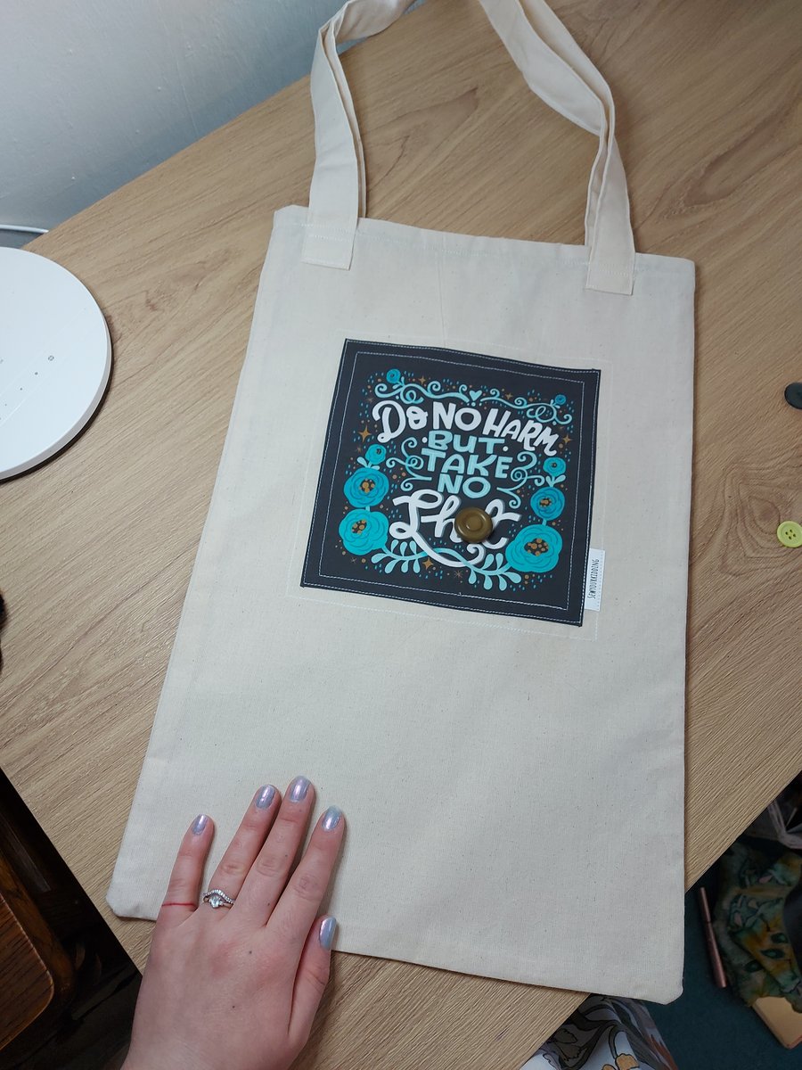 Do no harm but take no sh-t tote bag 