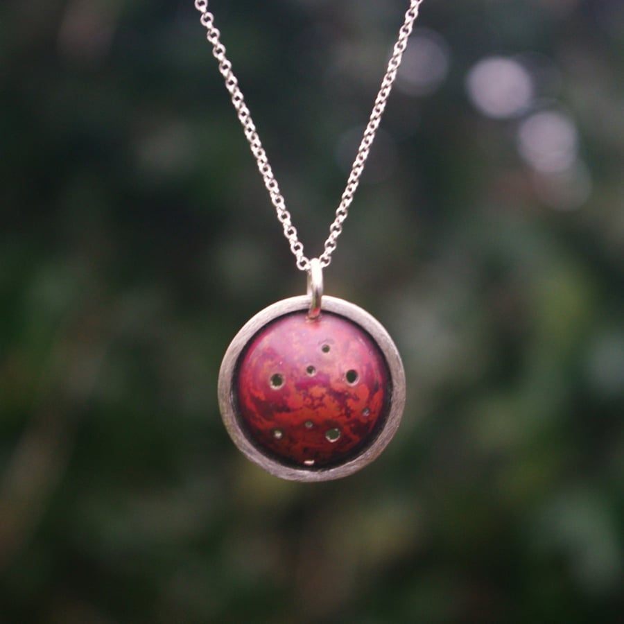 Copper and Silver Necklace