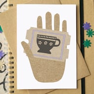 Card for Afternoon Tea - Cards for Unwrappable Gifts