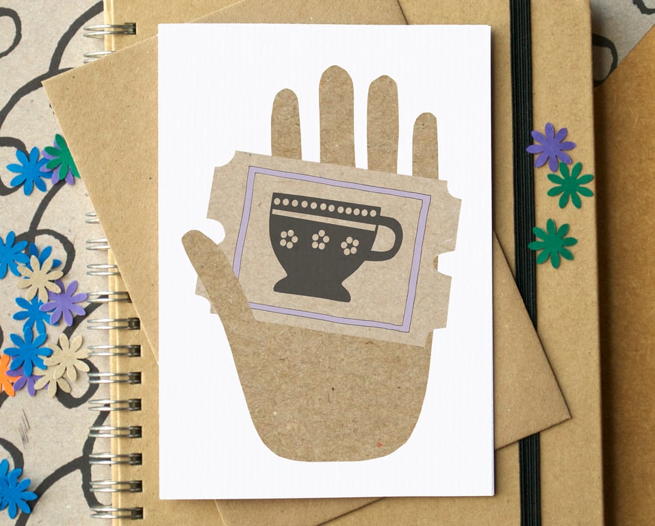 Card for Afternoon Tea - Cards for Unwrappable Gifts