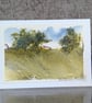 Field's Edge. Blank Card. Original Art 260194 - Image 5