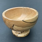Spalted beech goblet bowl