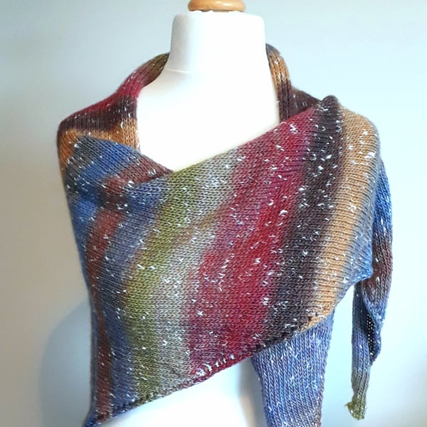 Northern Lights Wrap, Shawl, Stole, Scarf