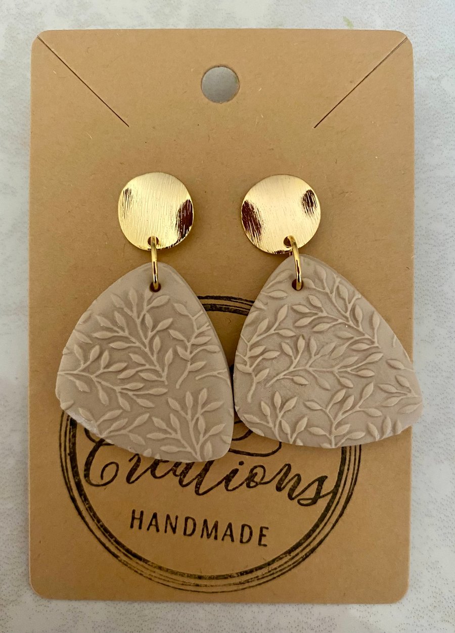 Ref: 2548 Handmade polymer clay earrings (includes FREE UK postage)