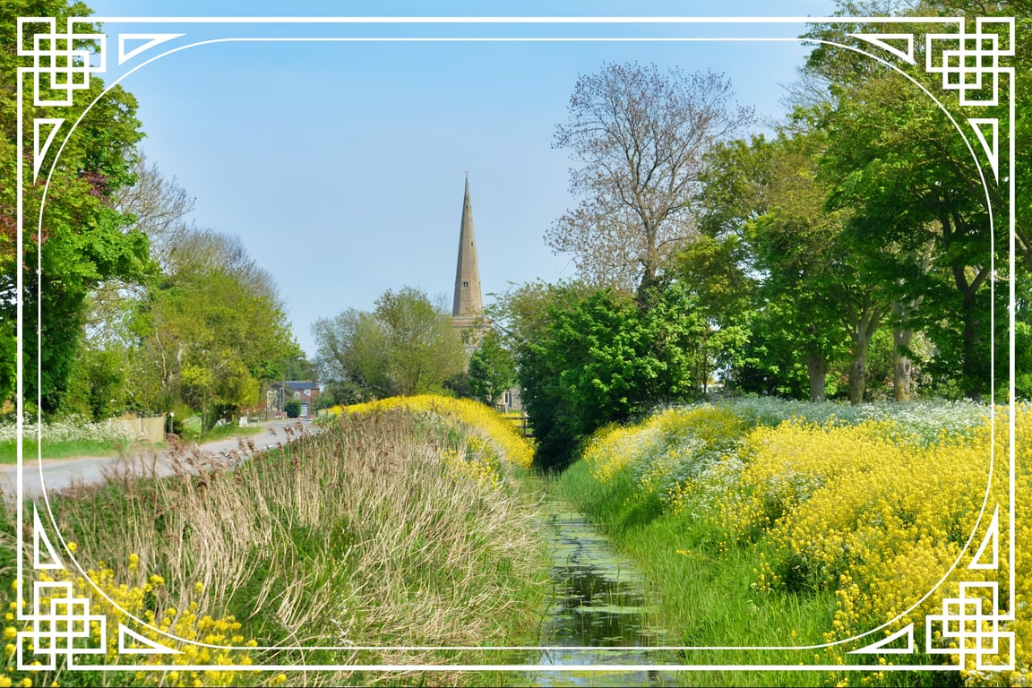 Blank Lincolnshire Church Card A5