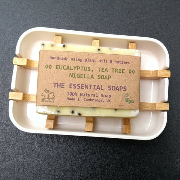 Eucalyptus & Tea Tree Soap, Cleansing Soap, Natural, Vegan Soap, gifts for dad