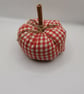 Handmade Rustic Style Gingham Pumpkin Decoration  - Image 3