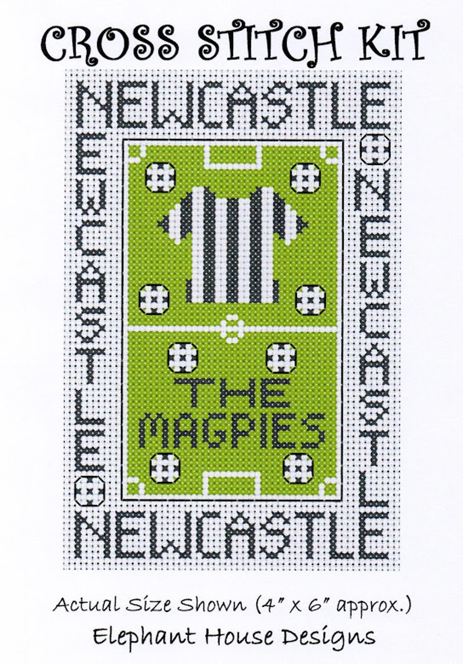 Newcastle Cross Stitch Kit Size 4" x 6"  Full Kit