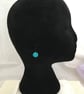 Pretty Resin Druzy Earring in Sparkling Aqua - Image 3