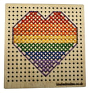 Rainbow Heart Stitch Kit