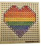 Rainbow Heart Stitch Kit