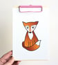 Bashful Fox Print  - Image 1