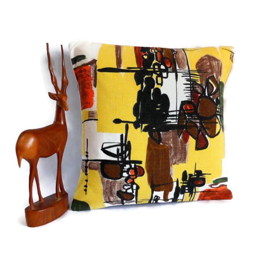 Vintage Fabric Cushion 