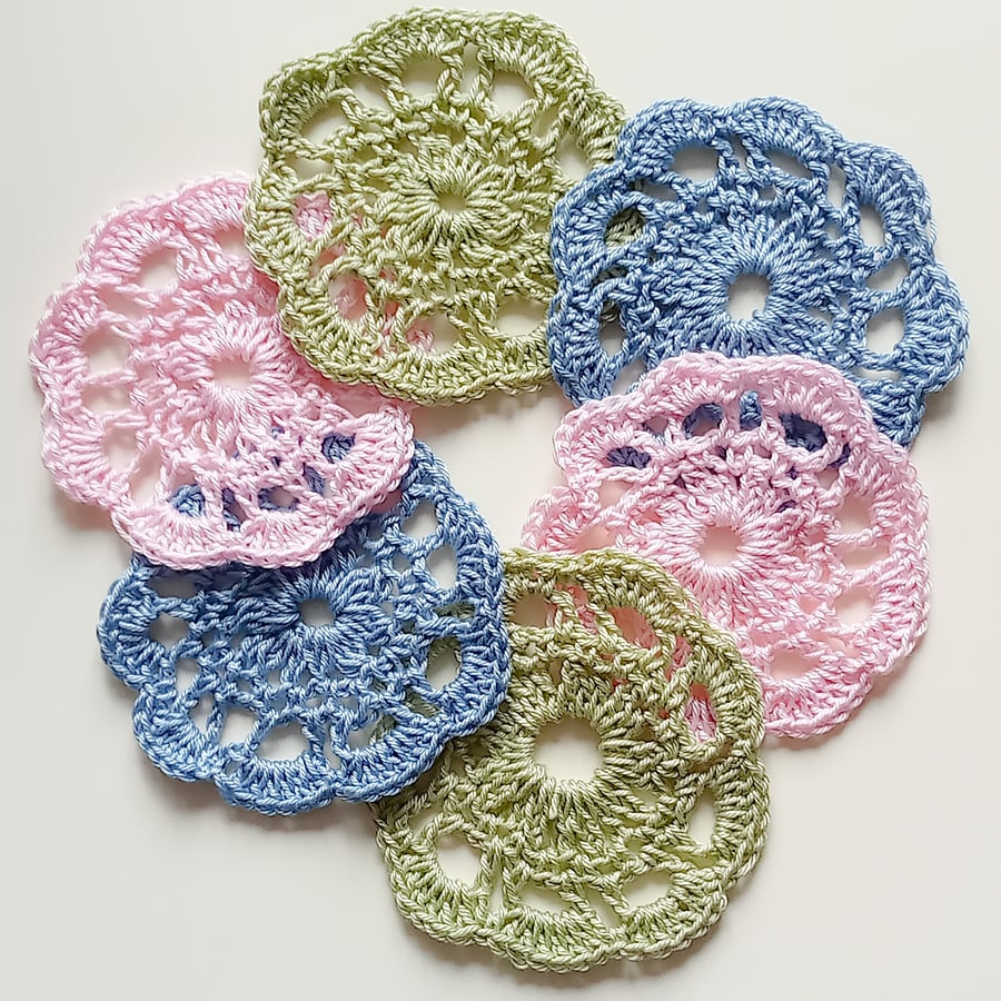 CROCHET PATTERN PDF Giza Coasters