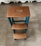 Wooden Folding Step Stool. Kitchen Step Ladder. Handmade in Britain. - Image 5