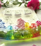 Mum Fused Glass Trinket, Ring or Pin Dish (Rainbow Country Meadow) - Image 4