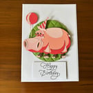 Poppy the Happy Hippopotamus Birthday Wishes.