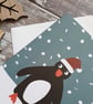 Xmas Hat Penguin Christmas Card - Image 2