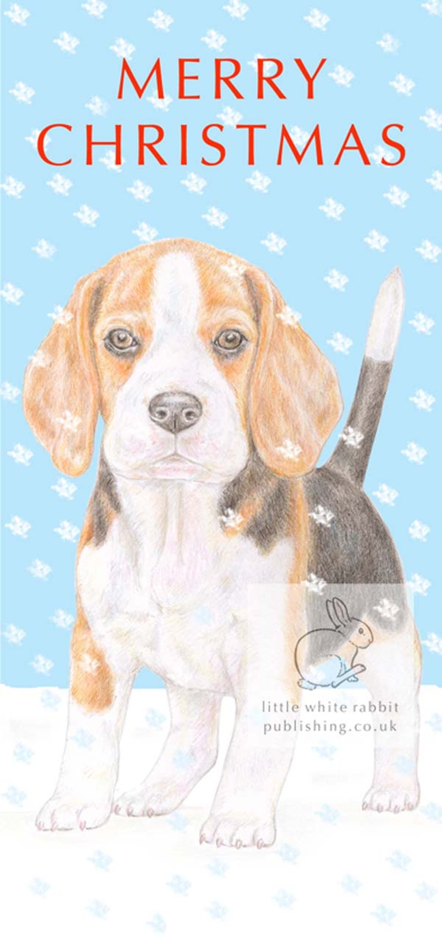 Betty the Beagle - Christmas Card