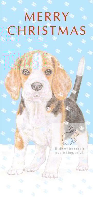 Betty the Beagle - Christmas Card