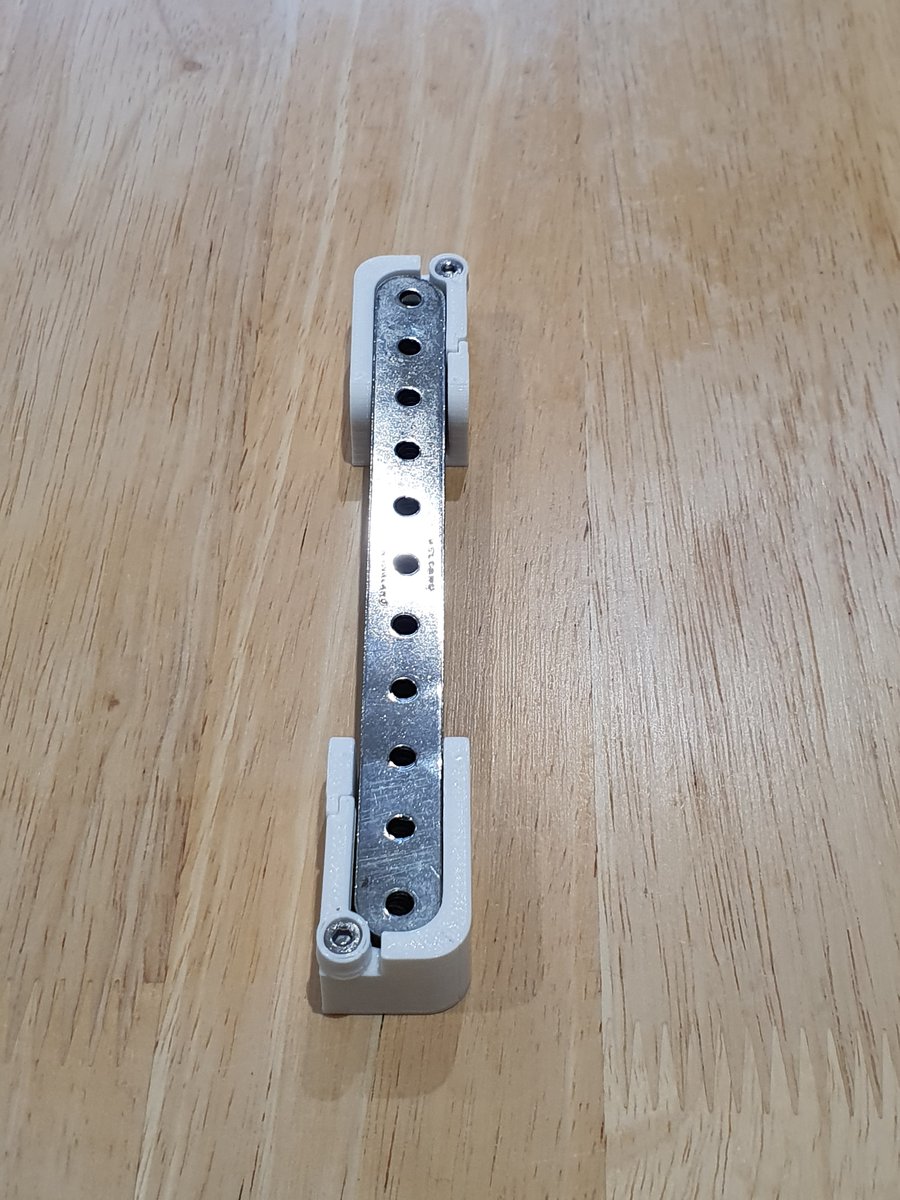 Meccano organiser for strips, suits various lengths