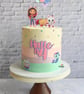 Gabby cake topper, dollhouse cake topper, mercat cake topper, Pandy cake topper - Image 1