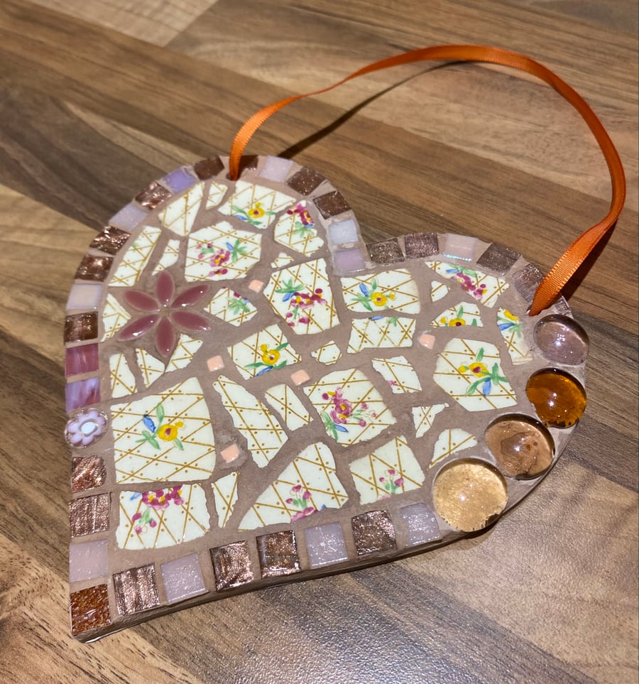 Picassiette mosaic heart