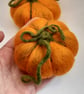 Small Needle Felted Pumpkin - seasonal table decoration WITH TWIZZLES! - Image 3