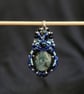 Blue Amazonite Double Sided Pendant