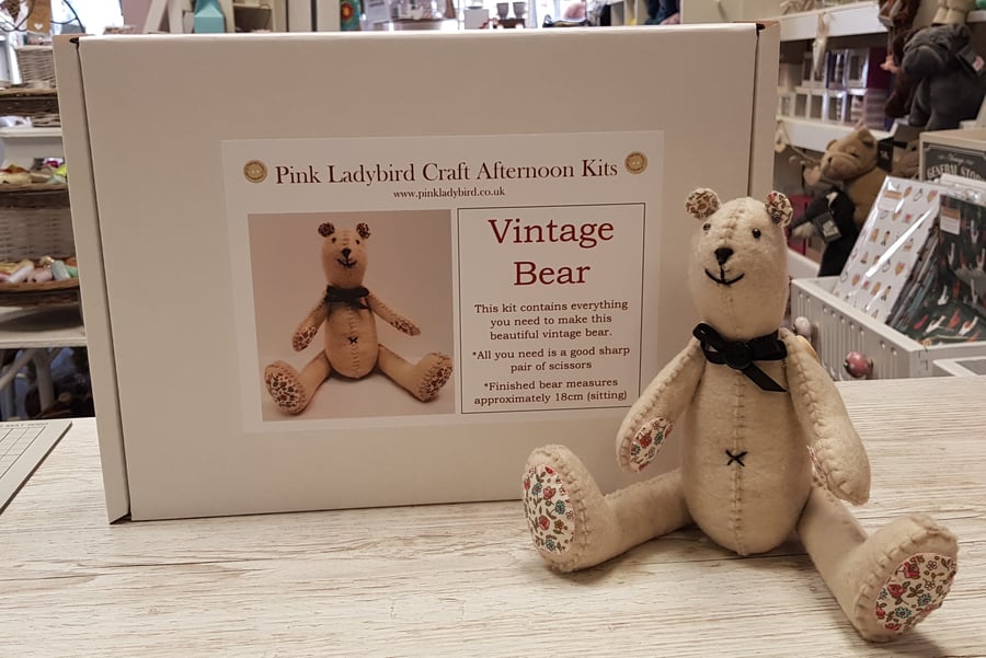 Craft Afternoon Kits - Vintage Bear