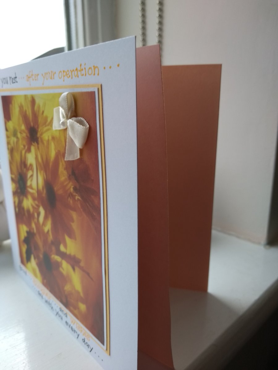  Get well After Your Operation card