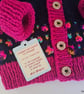  Designer Bobble Hand Knitted Baby Girl's Cardigan 6-12months size - Image 6