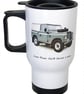 Land Rover SWB Series 3 1977 - 14fl oz Stainless Steel Travel Mug - Image 1