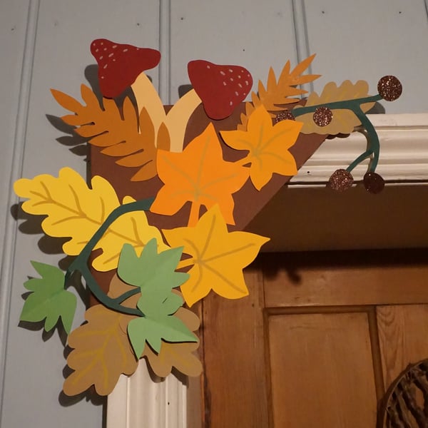 Hand made Halloween or Autumn corner decoration