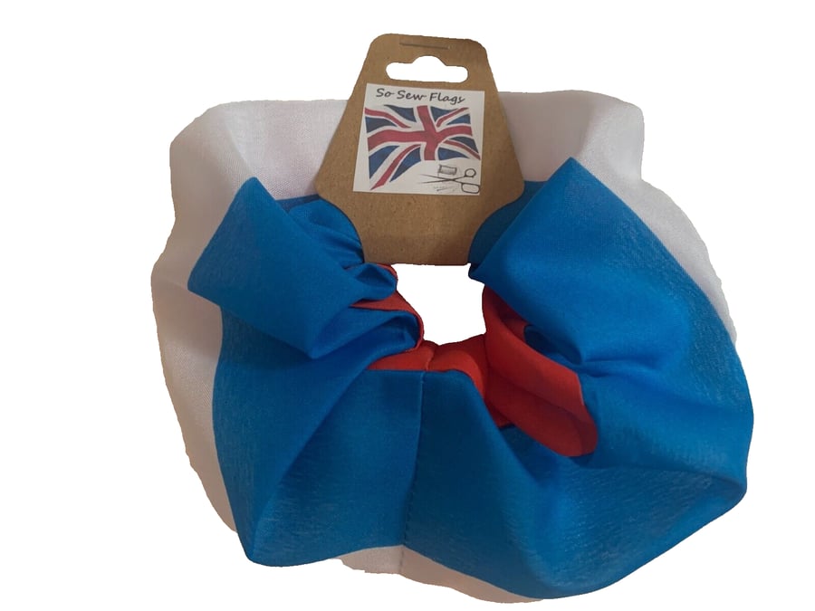 Luxembourg Flag Hair Scrunchie Scrunchies Accessory Band Elastic