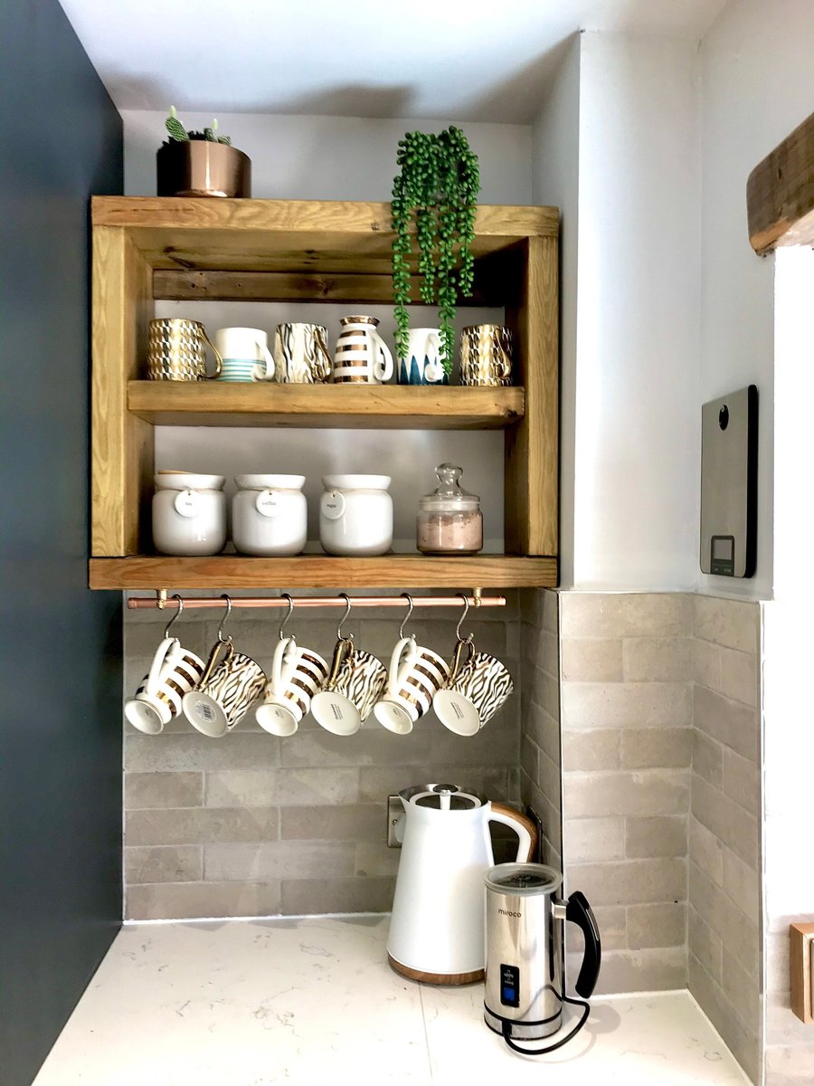 Shelving Unit, for Books and Ornaments, Crocker... Folksy