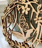 Personalised double-layered wooden spring wreath (butterflies) - Image 4