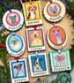 Personalised Dog Portrait Christmas Decoration - Handmade Pet Keepsake