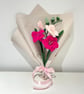Handmade Crochet Pink Freesia - Forever Flower Gift