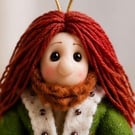 Ghost of Christmas Past - Felt Figure - Christmas Decoration 