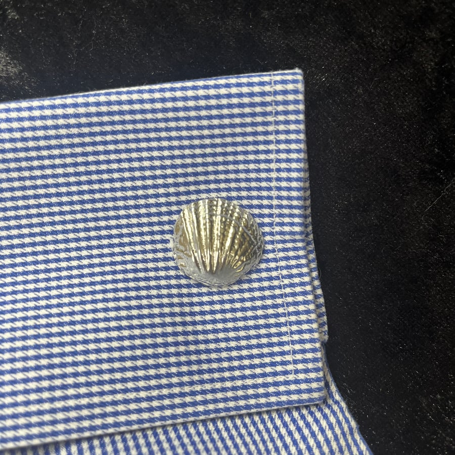 Scallop Shell cufflinks